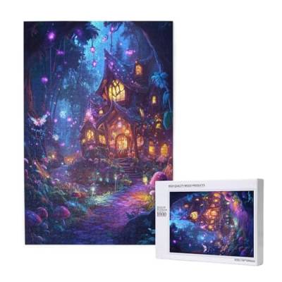 Puzzle Wald,Puzzle 300 Teile Garten Holzpuzzle Erwachsene mit Geschenkbox und Poster,Schwieriges,Unterhaltsames,Herausforderndes,Geeignet für Anfänger ab 14 Jahren,Geschenke für Männer/Frauen M-1717 von Yeogcohe